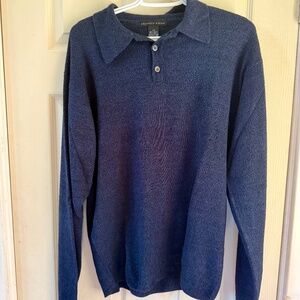 Geoffrey Beene polo sweater men’s large